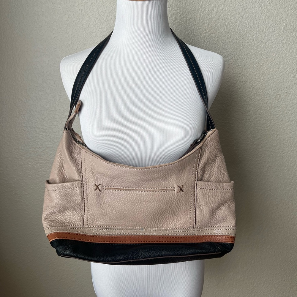 The Sak Black and Tan Hobo Bag - Picture 4 of 7